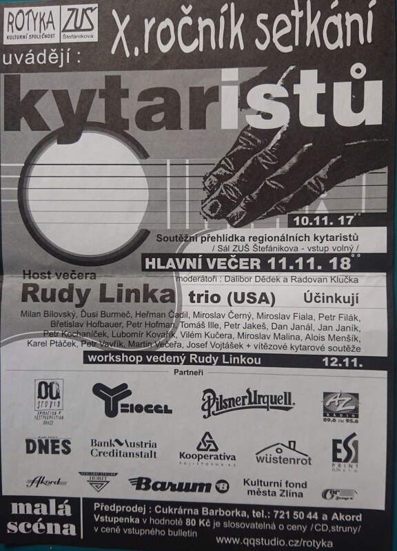 Plakát 10. Setkání kytaristů
